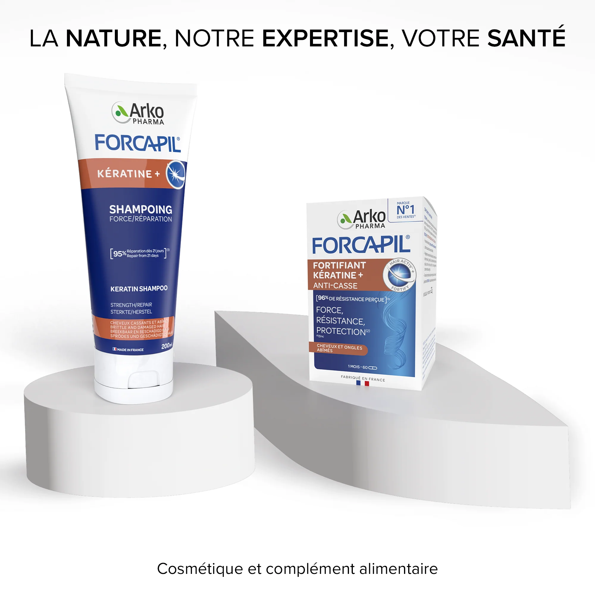 Forcapil® Shampoing Fortifiant Kératine + - Image 8